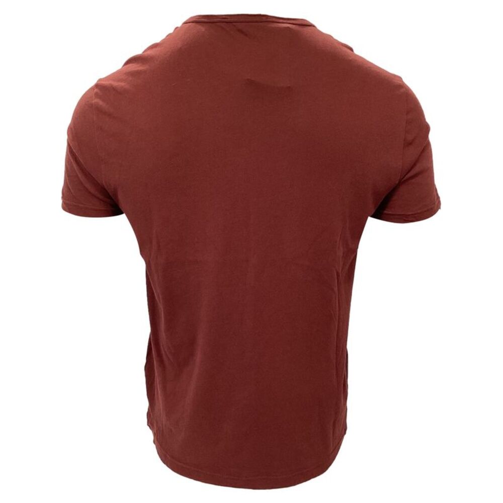 Gucci GG Kefia Print Round Neck T-Shirt in Maroon Cotton - Picture 3 of 12
